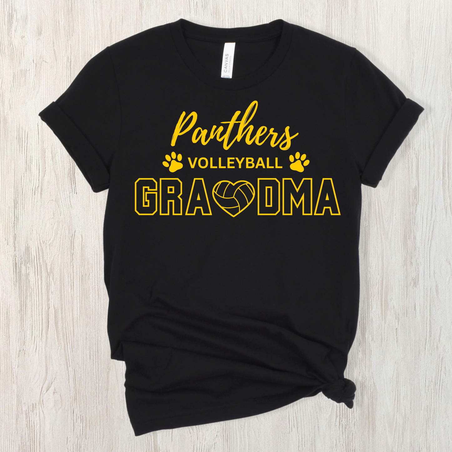 Panthers Volleyball Grandma Black