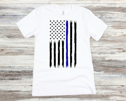 Thin Blue Line Flag