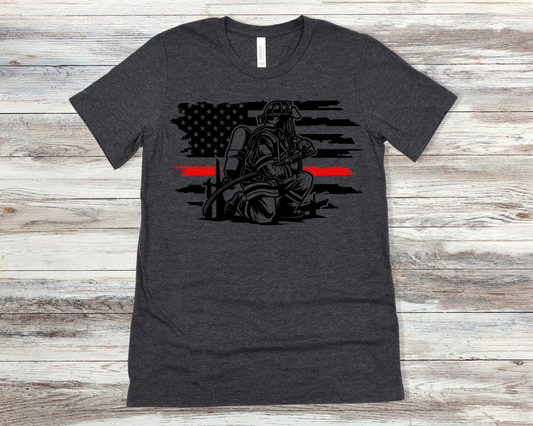 Thin Red Line Flag 1