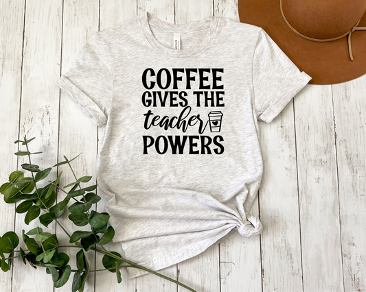 Coffee Gives The Teacher Powers