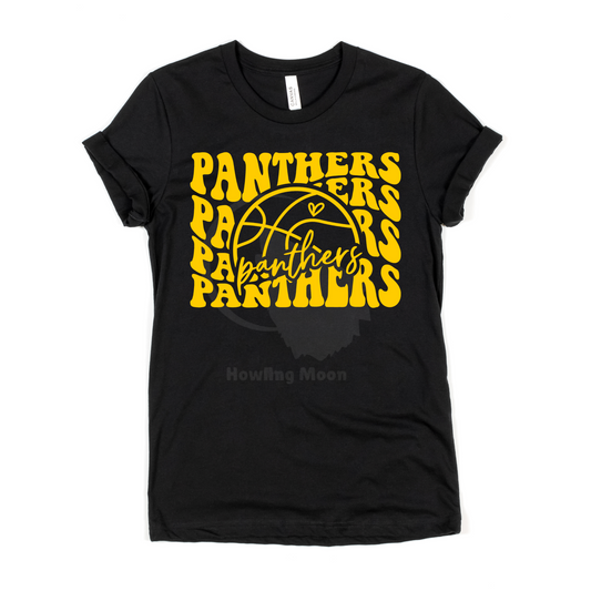 Panther Basketball Retro Repeat