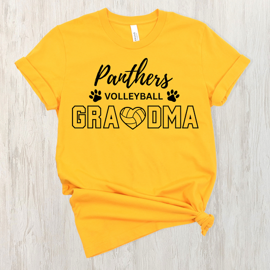 Panthers Volleyball Grandma Gold