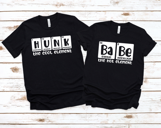 Hunk and Babe Couples Shirts-Hunk