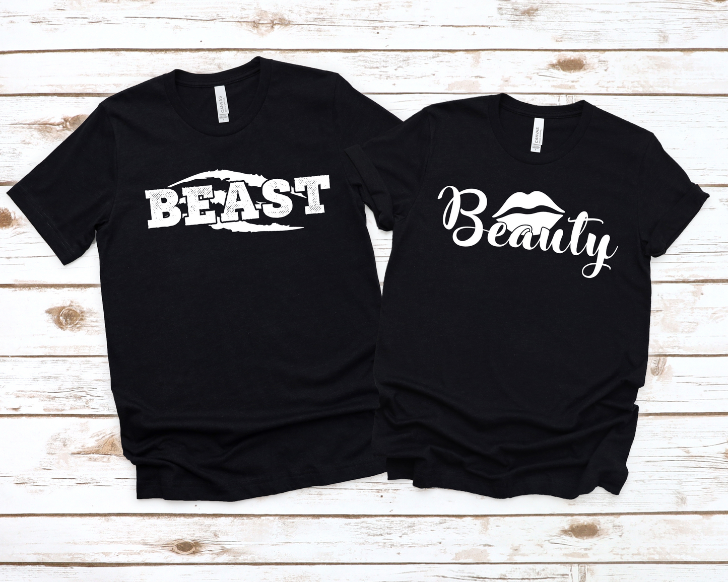 Beast & Beauty Couples Shirts-Beast